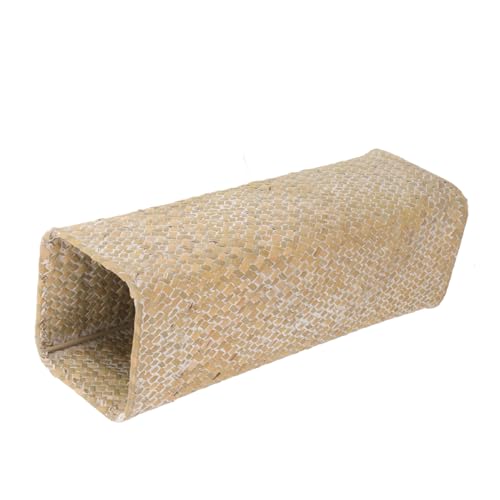 Alipis Seagrass Blumenvase Handgefertigt Natürliche Gewebte Deko Vase für Getrocknete Blumen Rustikaler Blumenhalter Schlichtes Design Wohnkultur von Alipis