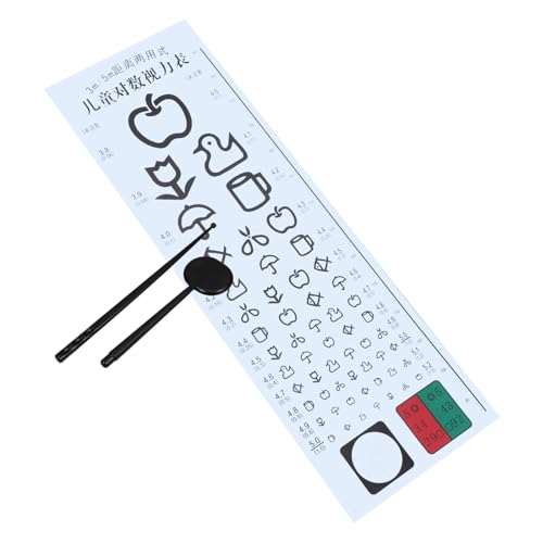 Alipis Sehtesttafel für Robustem Lesbare Grafiken Vielseitig für Schule und Zuhause Standardisierte Screening Chart zur Einfachen Augenprüfung bei Jungen und Mädchen Alipis Sehtesttafel für Robustem Lesbare Grafiken Vielseitig für Schule und Zuhause Standardisierte Screening Chart zur Einfachen Augenprüfung bei Jungen und Mädchen von Alipis