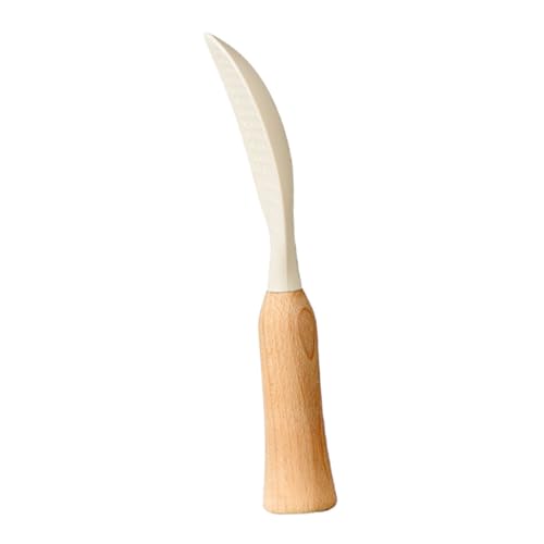 Alipis Silikon Reislöffel mit Holzgriff Antihaft Rice Paddle Löffel Spülmaschinenfest Multifunktionaler Servierlöffel für Reis Salat und Kochen Küchenutensil für Haushalt und Restaurant von Alipis
