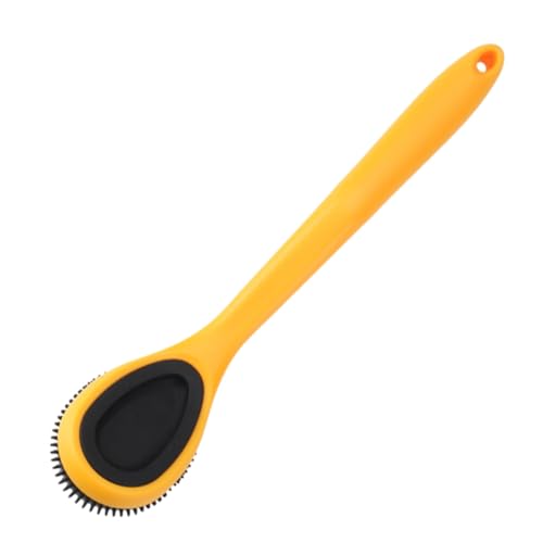 Alipis Silikon Topf und Pfannenbürste mit Langem Griff Dichte Borsten Abnehmbar Schonend für Hände Platzsparend durch Aufhängeöse Leicht und Ergonomisch für Einfache von Töpfen und von Alipis