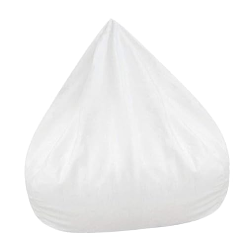 Alipis Sofa Innerer Abdeckung Plüsch Bohnensack Inner Liner Sitzsäcke Lazy-sofabezug Sitzsackeinsatz Innenbohnensack Liner Innenbezug des Lazy Sofas Sitzsack-innensack Stoff Weiß von Alipis