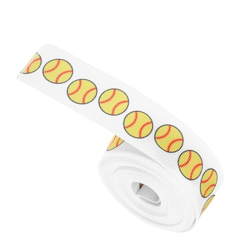 Alipis Baseball-Ribbon Aus Strapazierfähigem Material Sportdekoration Für Partys Geschenke Und Bastelprojekte Mit Baseball Und Softball-Motiven von Alipis