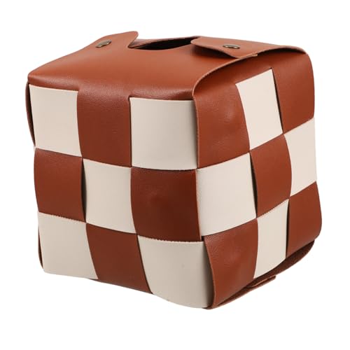 Alipis Stilvoller Quadratischer Taschentuchhalter aus Robustem Kunstleder Kompakt und Tragbar für Auto Badezimmer Schreibtisch Trendiger Tissue Organizer im Modernen Design Alipis Stilvoller Quadratischer Taschentuchhalter aus Robustem Kunstleder Kompakt und Tragbar für Auto Badezimmer Schreibtisch Trendiger Tissue Organizer im Modernen Design von Alipis