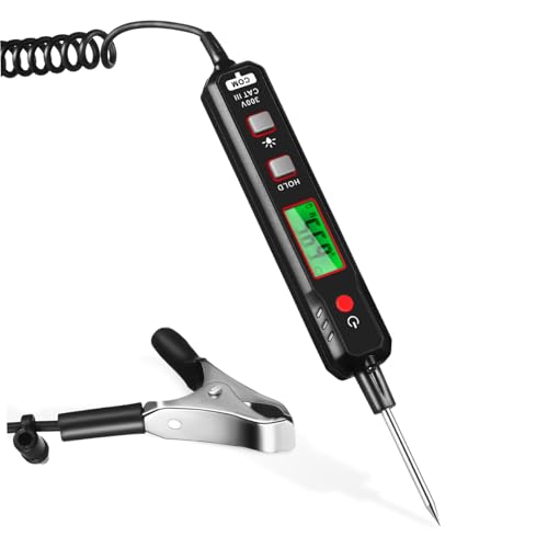 Alipis Stromprüfer mit LED Licht Elektronischer Spannungsprüfer mit Federkabel Präziser Schaltkreis Tester aus Robustem Abs Vielseitig für Widerstand Spannung Einfache Anwendung Alipis Stromprüfer mit LED Licht Elektronischer Spannungsprüfer mit Federkabel Präziser Schaltkreis Tester aus Robustem Abs Vielseitig für Widerstand Spannung Einfache Anwendung von Alipis