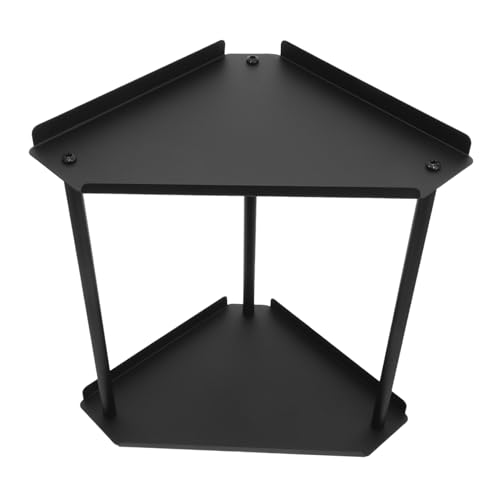 Alipis Stufiger Badezimmerschrank Eckregal Wasserdichtes Metall-Organizer Regal für Waschtisch Platzsparender Waschbecken-aufbewahrungshalter Offene Ablage für Kosmetik und von Alipis