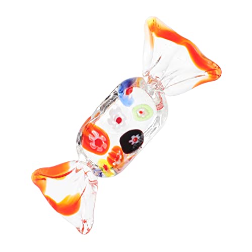 Alipis Süßigkeiten-Ornamente Aus Glas Glas- Bonbonfiguren Süßigkeitenfigur Aus Glas Murano- Glasbonbons. Süßigkeiten Aus Kristallglas Murano- Glas- Bonbons. Hochzeit Geschenk Büro von Alipis