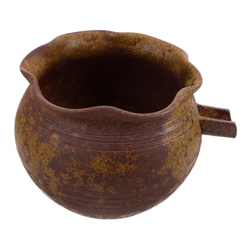 Alipis Teichspucker Aus Keramik Mit Wasserfall-überlauf Kleiner Springbrunnenspucker Für Garten Und Tischbrunnen-Dekoration Als Landschafts-wasserfallglas Topfbrunnen Als Springbrunnen- von Alipis