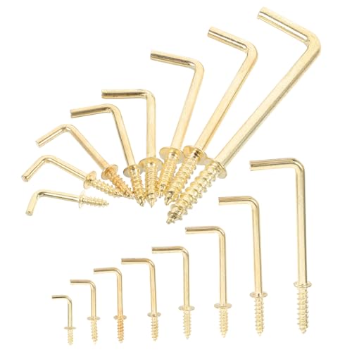 Alipis Teiliges Förmiges Selbstschneidendes Schraubhaken aus Präzises Gewinde Vielseitig Einsetzbar für Metall für Wandaufhängung zu Hause und Büro von Alipis