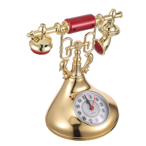 Alipis Telefonuhr Tischuhr Schicke Uhr Ornament Uhrverzierung Desktop Schreibtischuhr Heimverzierung Tischuhr Innenuhr Ornament Heimuhr Ornament Alipis Telefonuhr Tischuhr Schicke Uhr Ornament Uhrverzierung Desktop Schreibtischuhr Heimverzierung Tischuhr Innenuhr Ornament Heimuhr Ornament von Alipis