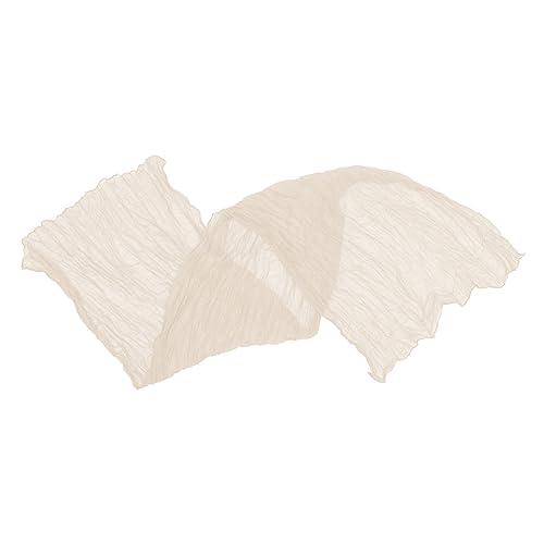 Alipis Tischläufer Dekorationen Läufer Hochzeitsdekor Rustikale Schärpe Brauttischdecke Party Spitzen Tischläufer Hochzeit Satin Tischläufer Tücher Blaue Quaste von Alipis