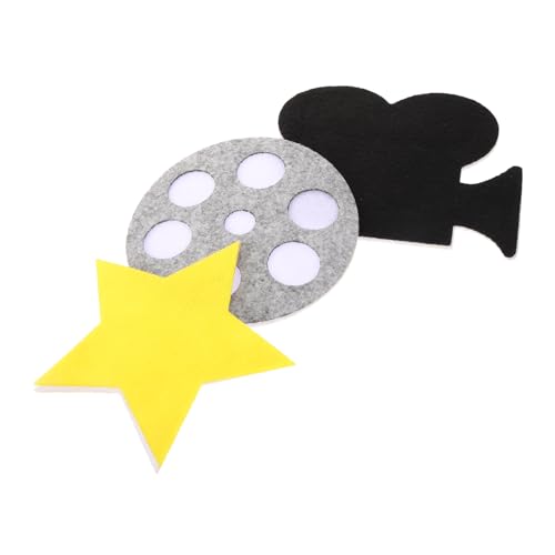Alipis Tischset Isolierte Tassenuntersetzer aus Doppellagigem Vliesstoff Hitzebeständiger Rutschfester Filz Untersetzer mit Film für Partys und Alltag Dekoratives Heat Pad von Alipis