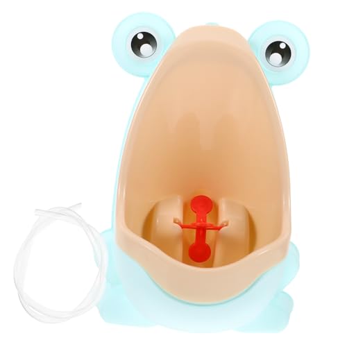 Alipis Töpfchen für Jungen Stehend mit Saugnapf und Haken Cartoon Frosch Design Langlebiges PP Material Höhenverstellbar Praktisches Urinal für Jungen Toilettentraining Zufällige Farbe von Alipis