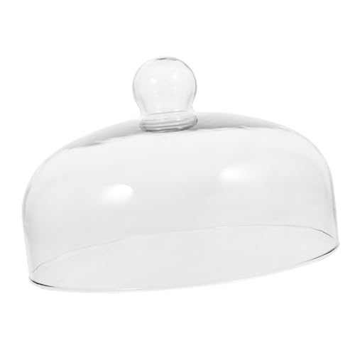 Alipis Transparente Kuchenglocke aus Lebensmittelechtem Glas Staubdichter Food Cover mit Rundem Griff für Kuchen Desserts und Obst Langlebiger Bruchsicherer Schutz Alipis Transparente Kuchenglocke aus Lebensmittelechtem Glas Staubdichter Food Cover mit Rundem Griff für Kuchen Desserts und Obst Langlebiger Bruchsicherer Schutz von Alipis