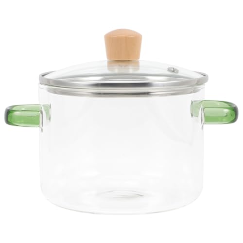 Alipis Transparenter Glaskochtopf mit Deckel und Doppelgriffen Hitzebeständiger Glas kochtopf für Suppen Nudeln Gemüse Spülmaschinenfest Geeignet für Gasherd und Alltag Alipis Transparenter Glaskochtopf mit Deckel und Doppelgriffen Hitzebeständiger Glas kochtopf für Suppen Nudeln Gemüse Spülmaschinenfest Geeignet für Gasherd und Alltag von Alipis