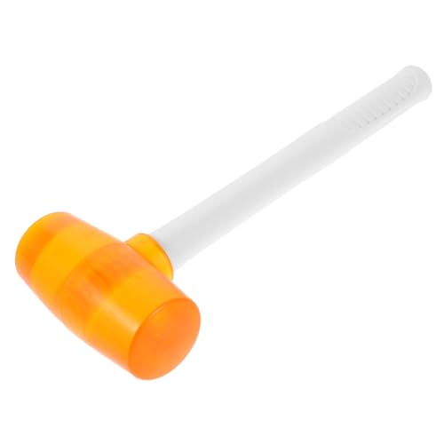 Alipis Transparenter Gummihammer mit Elastischem Schlagdämpfendem Kopf für Fliesen Bodenverlegung Holzfreundliches Geräuscharmes Handwerkzeug für Bau DIY und Möbelmontage von Alipis