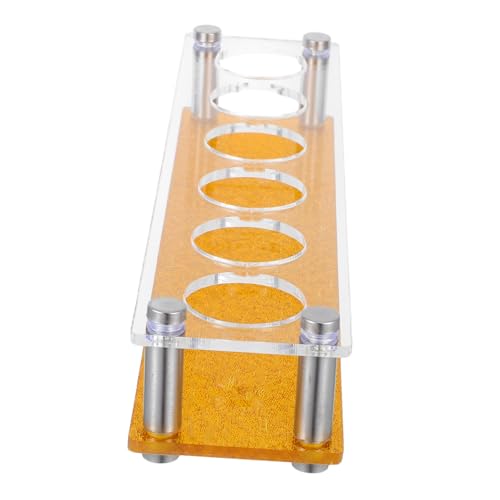 Alipis Transparenter Kunststoff Schnapsglashalter mit Fächern Stabiles Cocktailglas Regal für Shotgläser Platzsparender Becherständer für Ktv Bar Party und Zuhause Kratzfest und Leicht von Alipis