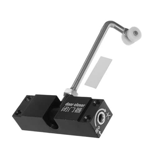 Alipis Türschließer Aluminiumlegierung Einstellbarer Doppel Feder Mechanismus Geräuscharm Selbstschließend Robust für Wohn und Gewerbetüren Automatischer Türschließer mit von Alipis