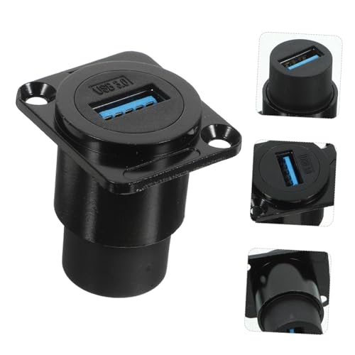 Alipis USB Panel Mount USB buchse Female zu Female Kratzfestes mit Schutzabdeckung Standardisierte Einbausteckdose für Zuverlässige Datenverlängerung Einfache Montage ohne Werkzeug Alipis USB Panel Mount USB buchse Female zu Female Kratzfestes mit Schutzabdeckung Standardisierte Einbausteckdose für Zuverlässige Datenverlängerung Einfache Montage ohne Werkzeug von Alipis