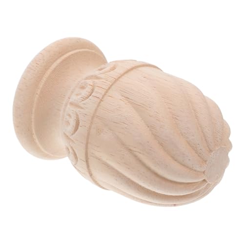 Alipis Unlackierter Holzsäulen Topper mit Ananasform Geschnitzter Holzbaluster für Treppen Möbel und Innenraumdekoration Vielseitig Einsetzbarer Holzkopf Europäischer Stil Alipis Unlackierter Holzsäulen Topper mit Ananasform Geschnitzter Holzbaluster für Treppen Möbel und Innenraumdekoration Vielseitig Einsetzbarer Holzkopf Europäischer Stil von Alipis