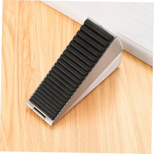 Alipis Verstellbarer Türstopper aus Edelstahl mit Federmechanismus Höhenverstellbar Wind Aufprallschutz Rutschfester Türkeil für und Türfixierung im Innenbereich von Alipis