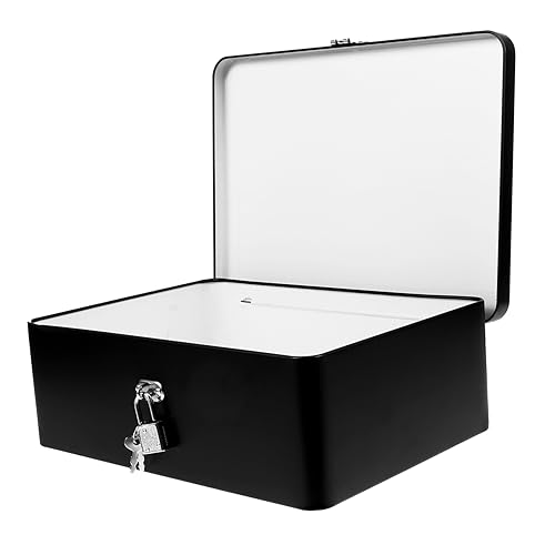 Alipis Vintage Weißblechbox Große Aufbewahrungsbox Mit Schloss Multifunktionaler Organizer Für Schmuck Dekorativer Weißblechbehälter Alipis Vintage Weißblechbox Große Aufbewahrungsbox Mit Schloss Multifunktionaler Organizer Für Schmuck Dekorativer Weißblechbehälter von Alipis