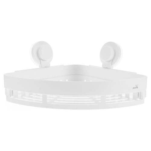 Alipis Wandmontiertes Badezimmer Eckregal ohne Bohren Stabiles Kunststoff Aufbewahrungsregal für Toilettenartikel Platzsparendes Multifunktions wandboard zur Badorganisation von Alipis