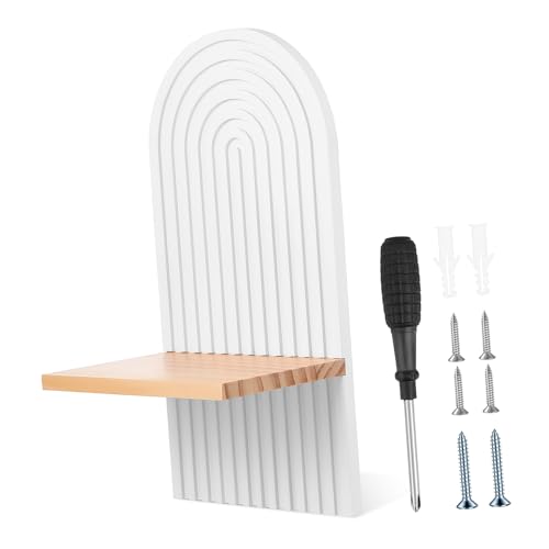 Alipis Wandregal aus Holz für Dekorative Präsentation Wandmontierte Ablage für Kerzen Pflanzen und Stilvolles und Funktionales Wohnaccessoire für Wohnzimmer und Flur Alipis Wandregal aus Holz für Dekorative Präsentation Wandmontierte Ablage für Kerzen Pflanzen und Stilvolles und Funktionales Wohnaccessoire für Wohnzimmer und Flur von Alipis