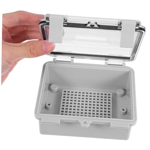 Alipis Wasserdichte Abzweigdose Kunststoffgehäuse mit Transparentem Klappdeckel für Außenbereich Gartenbeleuchtung Baustellen und Industriebereiche von Alipis