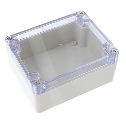 Alipis Wasserdichte Elektrische Verteilerdose mit Transparentem Deckel Wetterfestes Kunststoffgehäuse Uv Beständig Vielseitig Einsetzbar für Garten Pool und Patio von Alipis