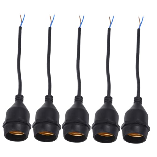 Alipis Wasserdichte Lampenfassung Vintage Deckenlampe Fassung Hängelampe Schwarz Langlebig Praktisch für Zuhause Bar Retro Design Einfach Alipis Wasserdichte Lampenfassung Vintage Deckenlampe Fassung Hängelampe Schwarz Langlebig Praktisch für Zuhause Bar Retro Design Einfach von Alipis