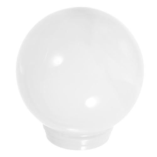 Alipis Wasserdichter Runder Acryl-lampenschirm Kugelförmiger Outdoor-lampenschutz Schlagfest Modernes Design Einfache Montage Dekorativer Lampenschirm für Garten und Terrasse von Alipis