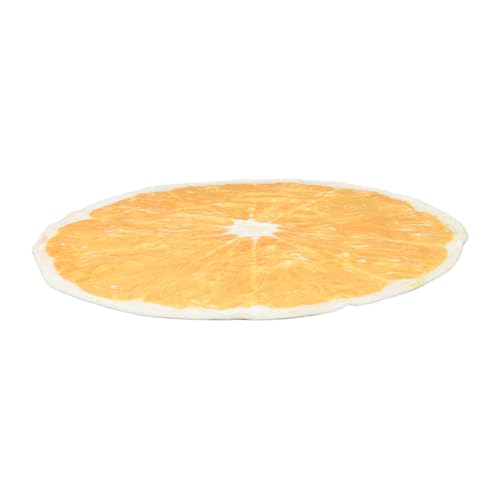 Alipis Weiche Korallenfleece Decke mit Lustigem Orangenmotiv Rund Waschbar Langlebig Vielseitig als Sofa-überwurf und Picknickdecke für Wohnzimmer Schlafzimmer und Outdoor Geeignet Alipis Weiche Korallenfleece Decke mit Lustigem Orangenmotiv Rund Waschbar Langlebig Vielseitig als Sofa-überwurf und Picknickdecke für Wohnzimmer Schlafzimmer und Outdoor Geeignet von Alipis