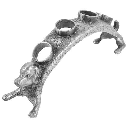 Alipis Weinausgießer Halter aus Hundeform Kreatives Weinstecker Regal für Bar Eleganter Plug Display für Weinliebhaber Langlebig von Alipis