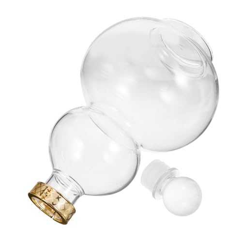 Alipis Weinflaschen Whisky Flasche hausbar trinkflaschw Trink Flasche trinkflasche Kürbis einfach UV dekorativ multifunktionale Weinflasche transparente Glasflasche Weingläser von Alipis