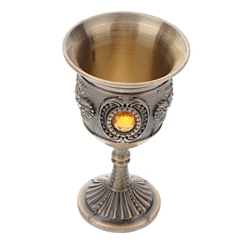 Alipis Weinglas Vintage Gläser Terrarium Shampain Gläser Floral Kelche Königlicher Weinkelch Martini Becher Weinkelch Für Bar Weinbecher Weinbehälter Behälter Zinklegierung von Alipis