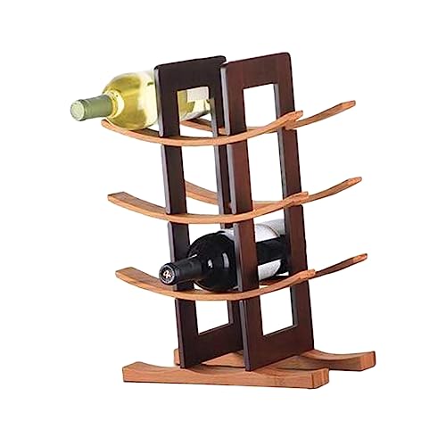 Alipis Weinregalständer Aus Holz Weinflaschenhalter Für Die Dekoration Von Bar Und Restaurant von Alipis