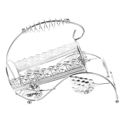 Alipis Weinregal Gestell Flasche Einfach Desktop-weinhalter Weinhalterständer Weinhalter in Stabilem Design Weinstand Desktop-weinständer Windhalter Barweinhalter Eisen Silver von Alipis