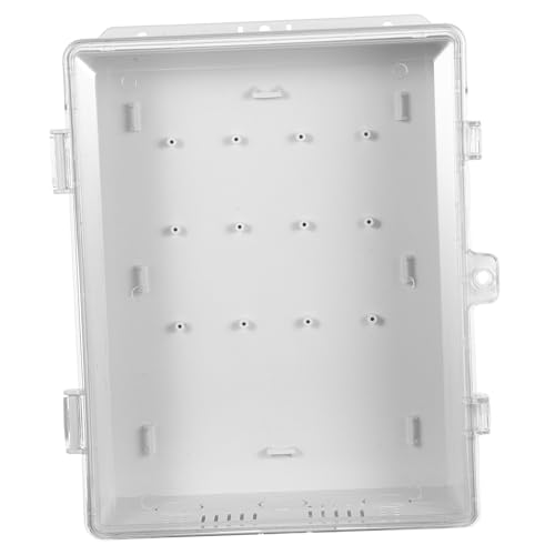 Alipis Wetterfeste Elektrische Abzweigdose mit Transparentem Deckel Kunststoffgehäuse für Außenbereich Kompatibel mit Niederspannungsschaltern für Sicherheits Überwachungsanlagen von Alipis