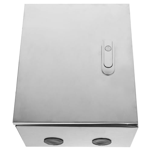 Alipis Wetterfeste Wandmontage Elektrische Verteilerbox Wasserdichtes Gehäuse für Steckdosen und Netzwerkgeräte Robuste Außen Elektroverteilerdose für Büro und Industrie von Alipis