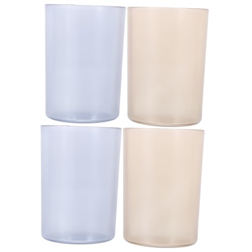 Alipis Zahnpasta Becher 4 Stück Wiederverwendbare Kunststoff Zahnputzbecher für Badezimmer Praktisch für Zuhause und Reisen und Elegant von Alipis