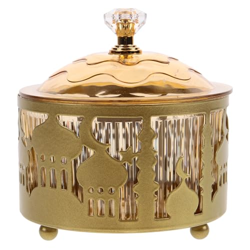 Arabisches Eid Mubarak Serviertablett Aus Holz Mit Mond- Und Sternmuster, Ideal FüR SüßIgkeiten Und Snacks, Ramadan Tischdekoration von Alipis