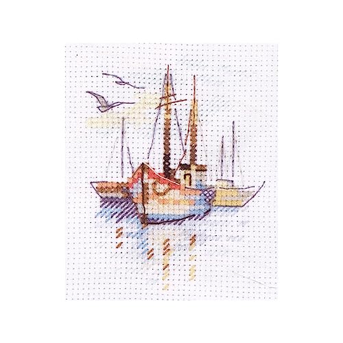 Alisa Kreuzstich-Set, Motiv: Boot bei Dawn Art 0-196 Alisa Kreuzstich-Set, Motiv: Boot bei Dawn Art 0-196 von Alisa