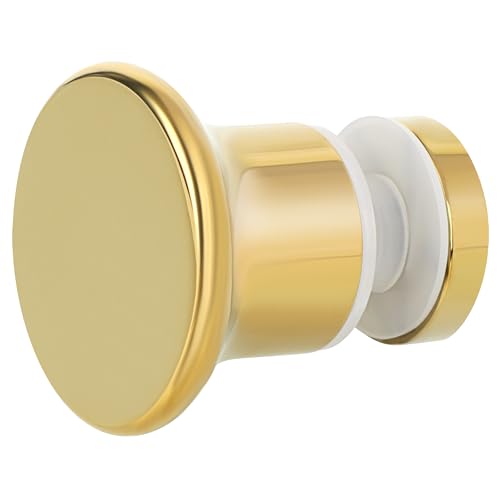 Alise XLS400DB-G Duschtürgriff für Duschtüren, Schiebetüren, Ersatzteil für Badezimmer-Glastüren, massiver SUS304-Edelstahl, gebürstetes Gold, XLS400DB-G von Alise