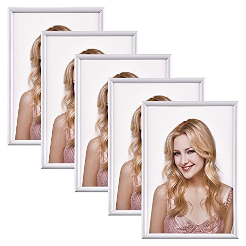 Alishomtll Bilderrahmen DIN A4 Bilderrahmen 5er Set, 21 x 29,7 cm, Fotorahmen Kunststoffrahmen Set für Mehrere Bilder Fotos Weiß Alishomtll Bilderrahmen DIN A4 Bilderrahmen 5er Set, 21 x 29,7 cm, Fotorahmen Kunststoffrahmen Set für Mehrere Bilder Fotos Weiß von Alishomtll