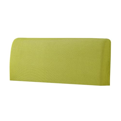 Aliuciku Kopfteilbezug, Elastischer Vollbezug-Kopfteilschutz Waschbar für die Schlafzimmerdekoration(Yellow-Green,120cm) von Aliuciku