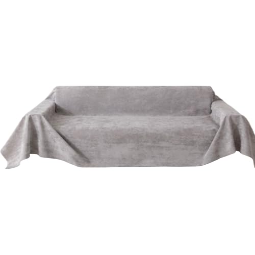 Aliuciku Sofabezug, 2 3 4 Sitzer Wasserdicht Chenille Sofa Schutz für Sofa Bett Dekoration(Gray,180x260cm) von Aliuciku