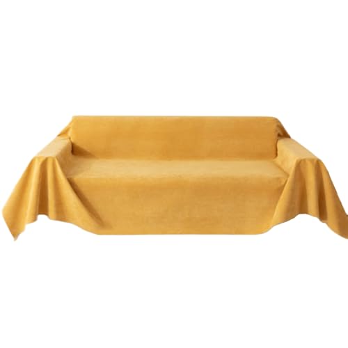 Aliuciku Sofabezug, 2 3 4 Sitzer Wasserdicht Chenille Sofa Schutz für Sofa Bett Dekoration(Yellow,180x150cm) von Aliuciku