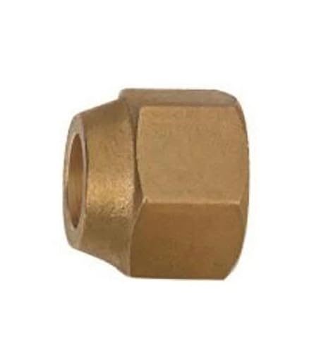 Bördelmutter, Überwurfmutter, Bördelanschluss Kältemittelleitung und Kupferrohr Kälte-Klima-Technik (Überwurfmutter, 5/8" x 10 mm - 10Stk.) von Alixo