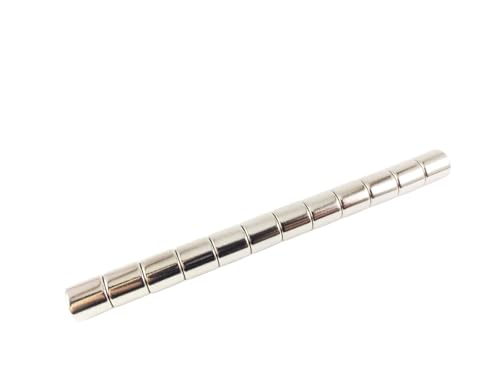 Alizones Neodym-Magnete rund 8 x 8 mm (20 Stück) – Magnetkraft und Vielseitigkeit für Ihre kreativen und industriellen Projekte – Haftkraft ca. 2,26 kg. von Alizones