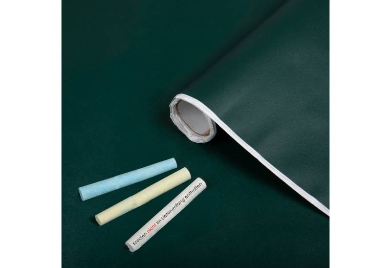 Alkor Tafelfolie 7,77€/qm Klebetafel - mit Kreide beschreibbar Memoboard selbstklebend, 10m x 90cm - Individuell zuschneidbar & rückstandslos entfernbar von Alkor